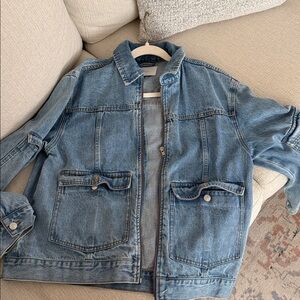 Light denim meshki set